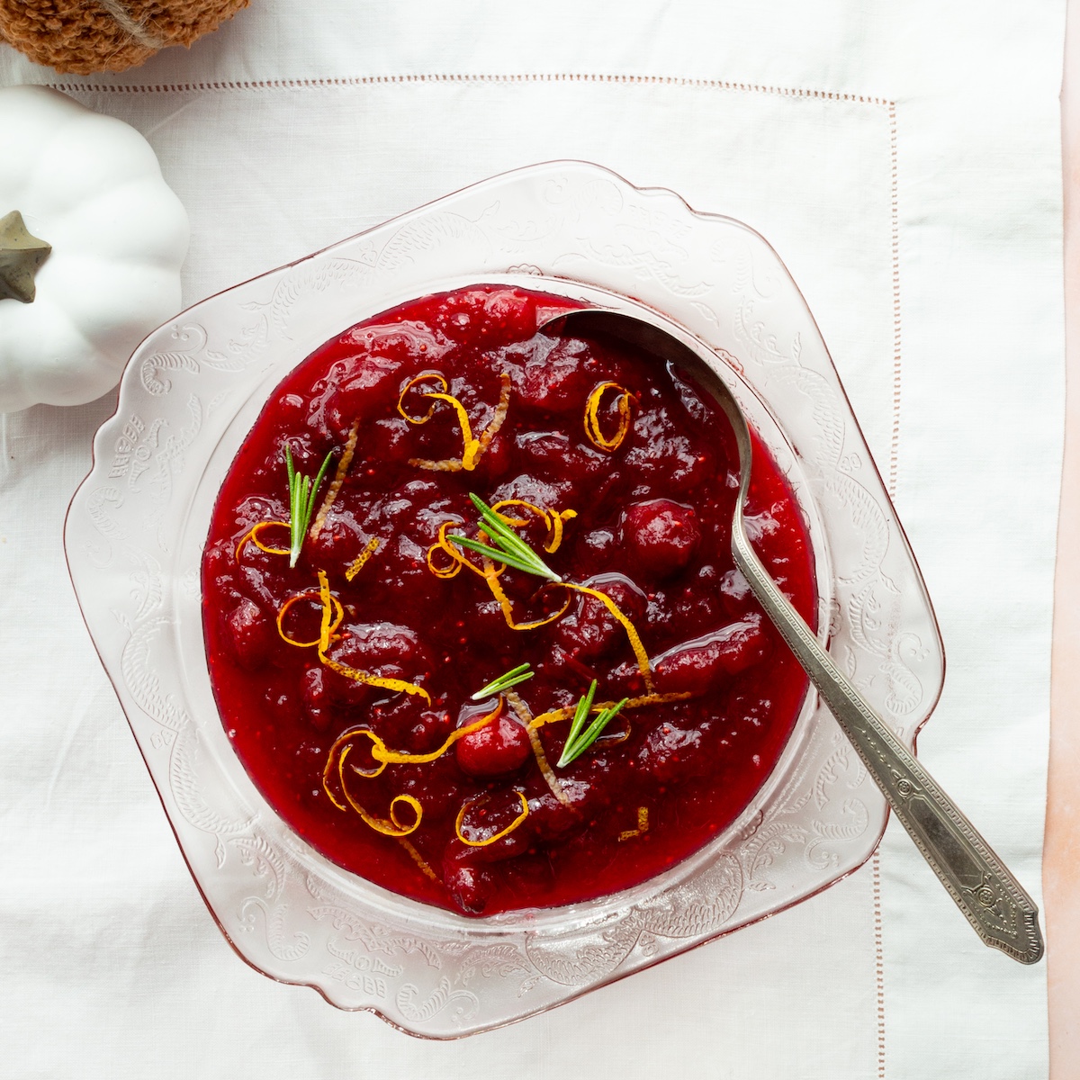 Orange and Ginger Cranberry Sauce