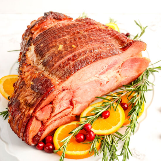 Orange Glazed Spiral Ham