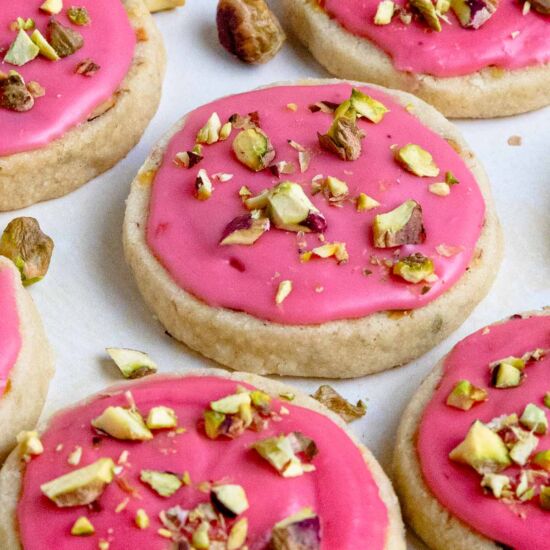 Pistachio Shortbread Cookies