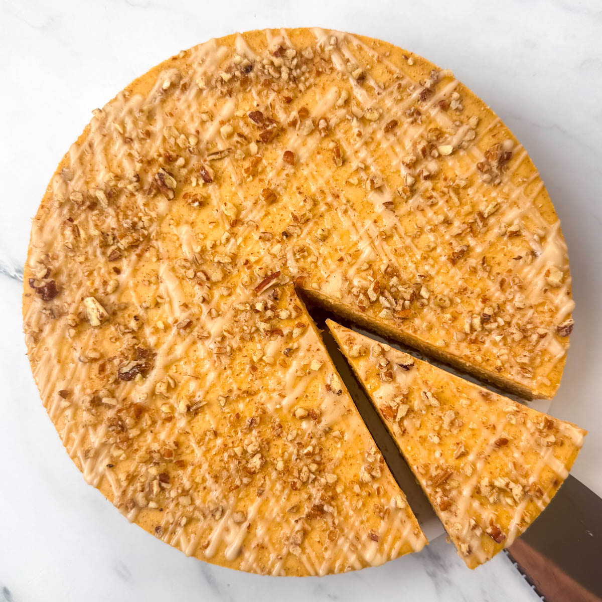 Pumpkin Pecan Cheesecake