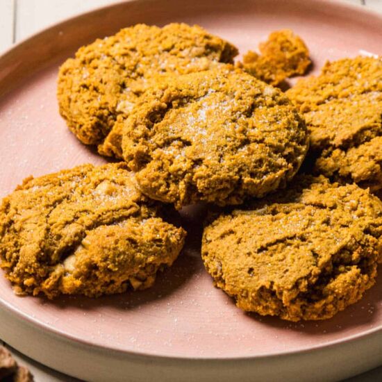Pumpkin & White Chocolate Cookies