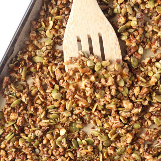 Maple Pumpkin Seed Granola