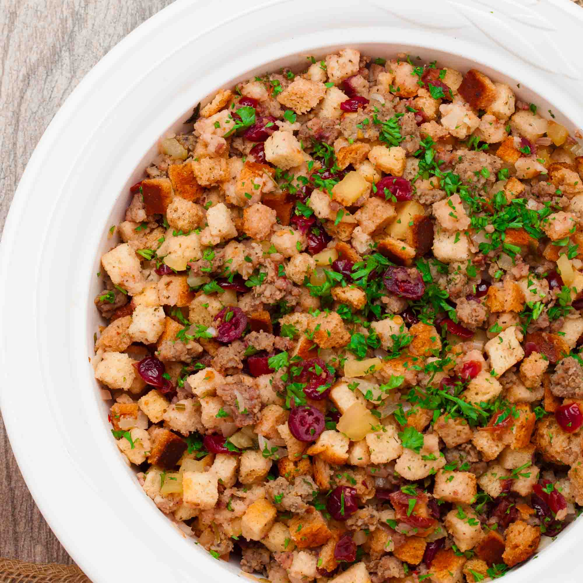 Cranberry Sausage Stuffing