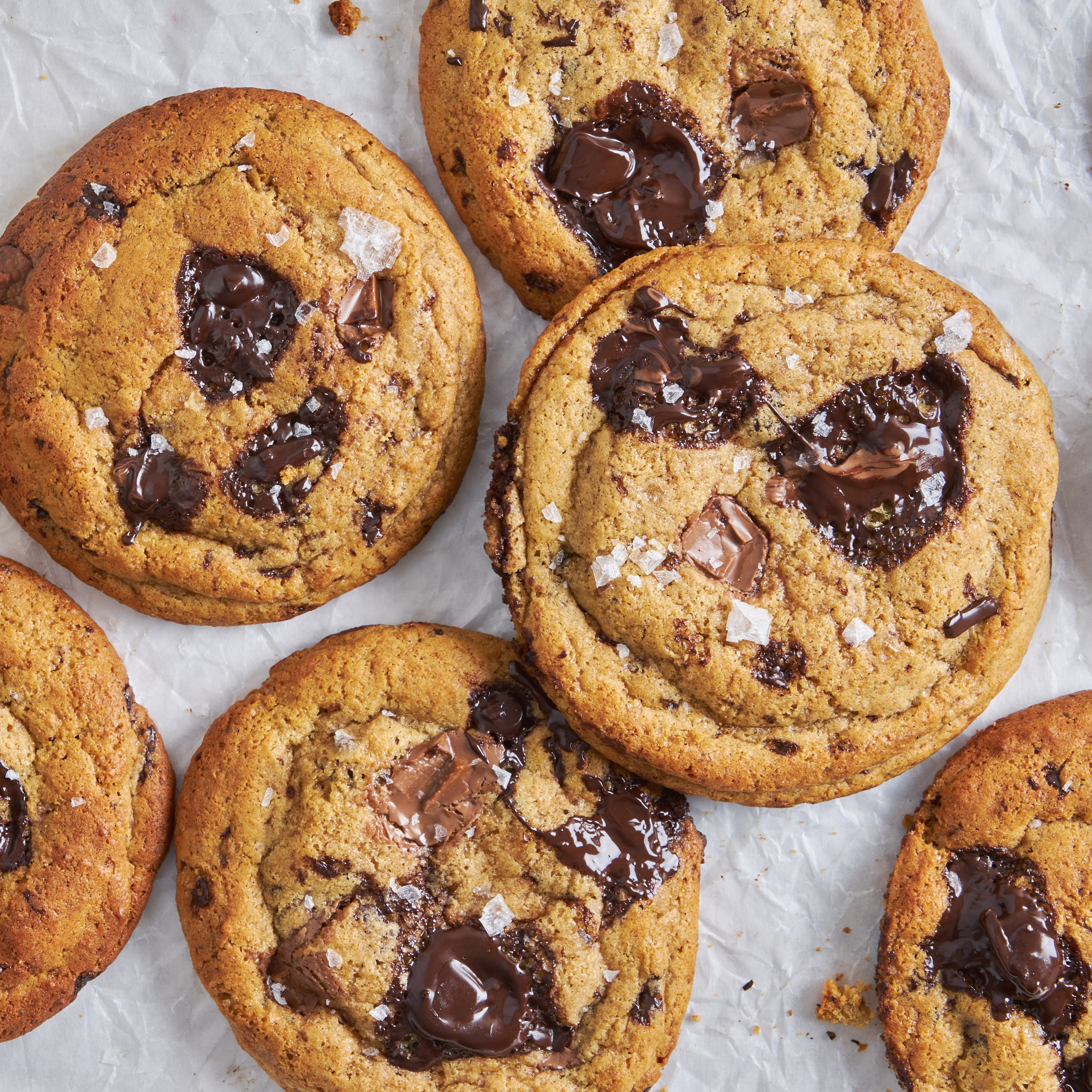 Rippled Sourdough Protein Cookies