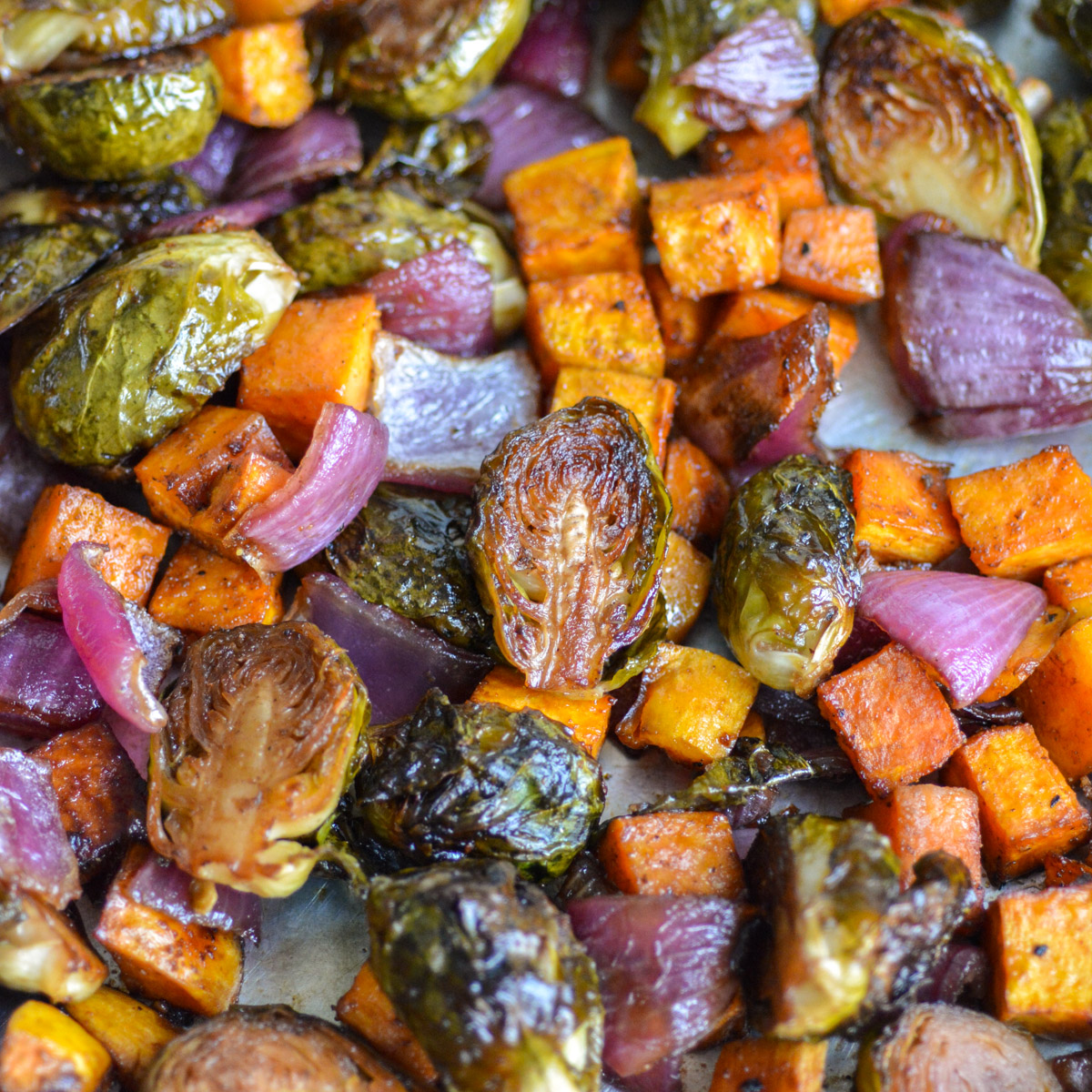 Maple Balsamic Roasted Vegetables