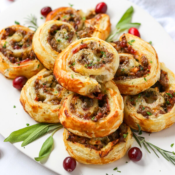 Sausage Cranberry Brie Bites