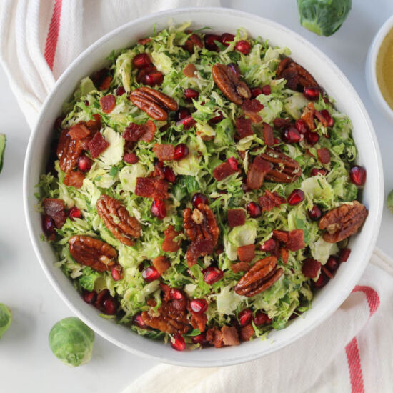 Shaved Brussels Sprouts Salad