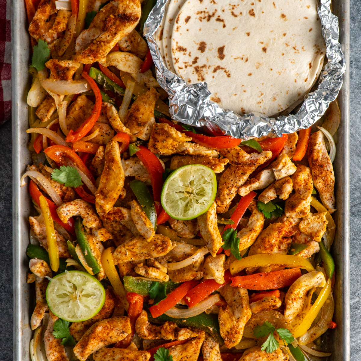 Sheet Pan Chicken Fajitas