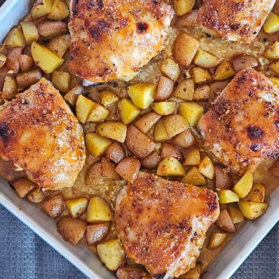 Honey Mustard Chicken Thighs