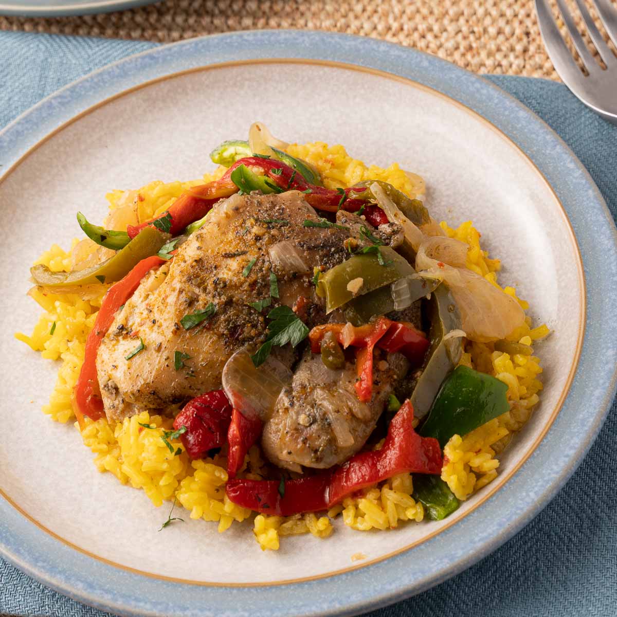 Slow Cooker Chicken and Peppers