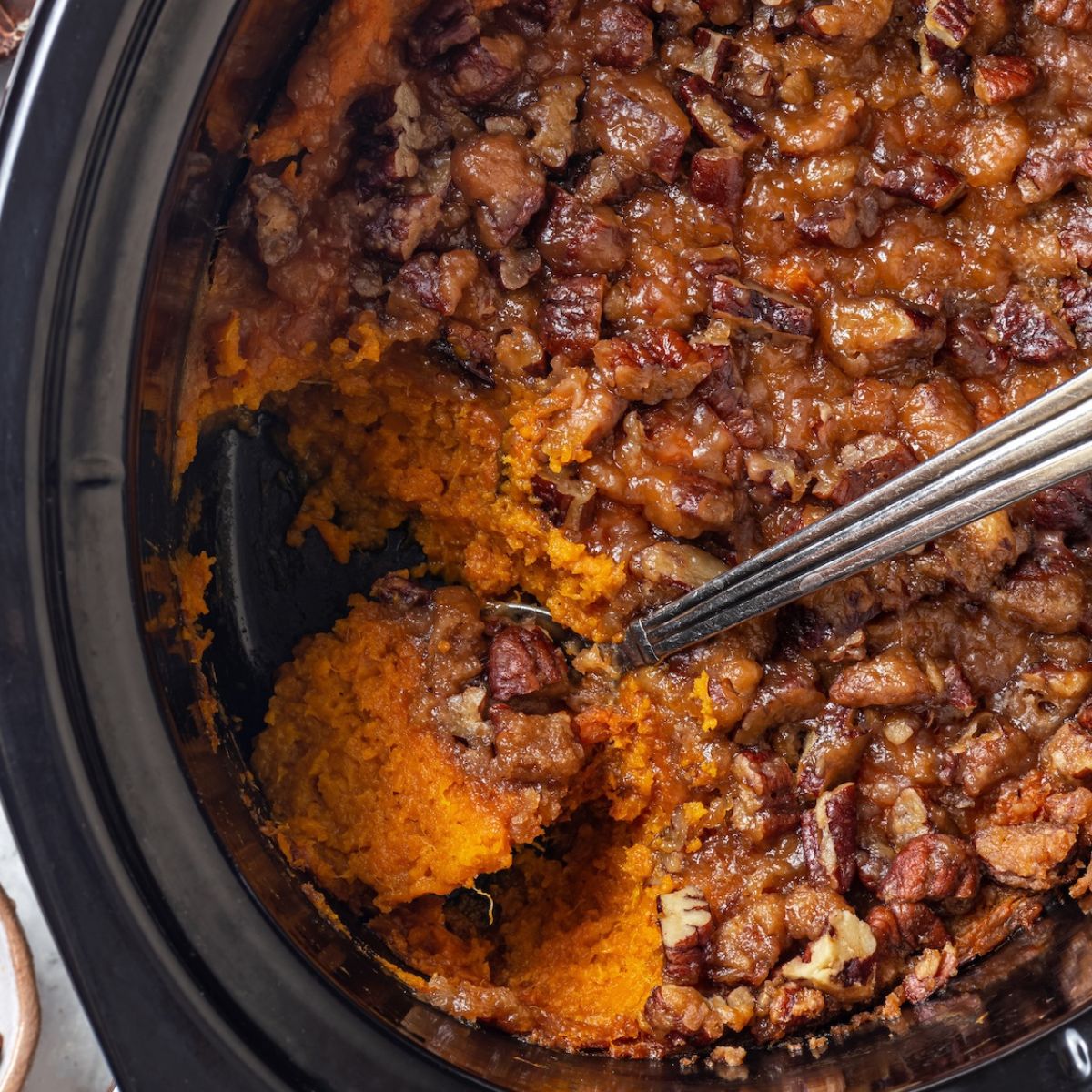 Slow Cooker Sweet Potato Casserole