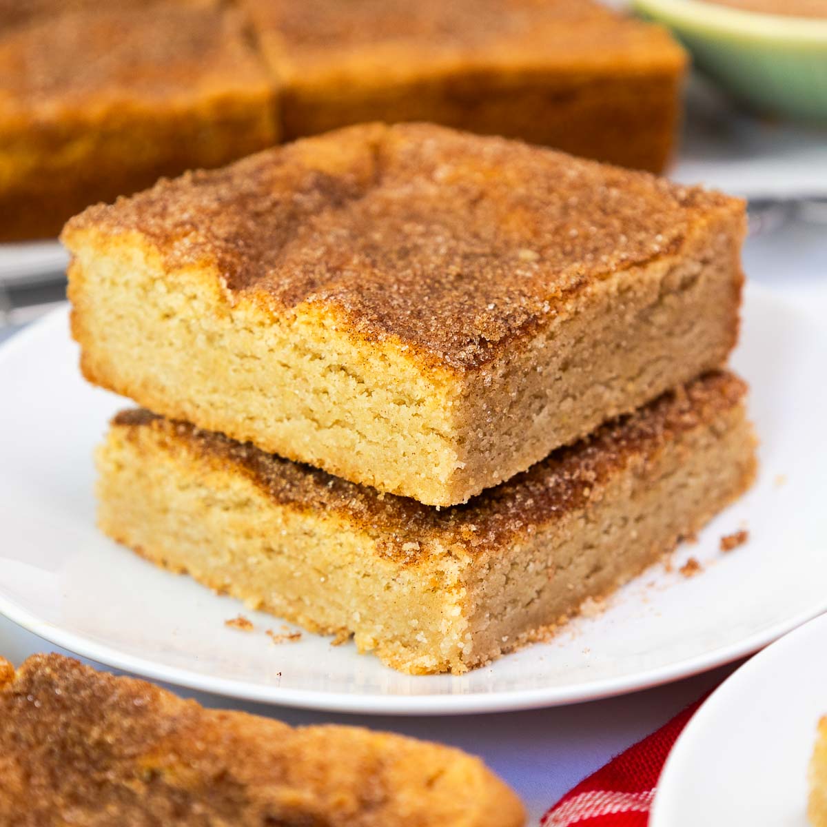 Snickerdoodle Cookie Bars with Mix