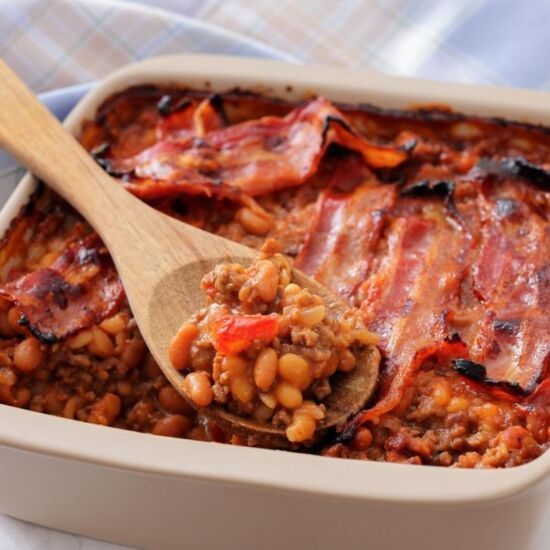 Ground Beef & Baked Bean Casserole