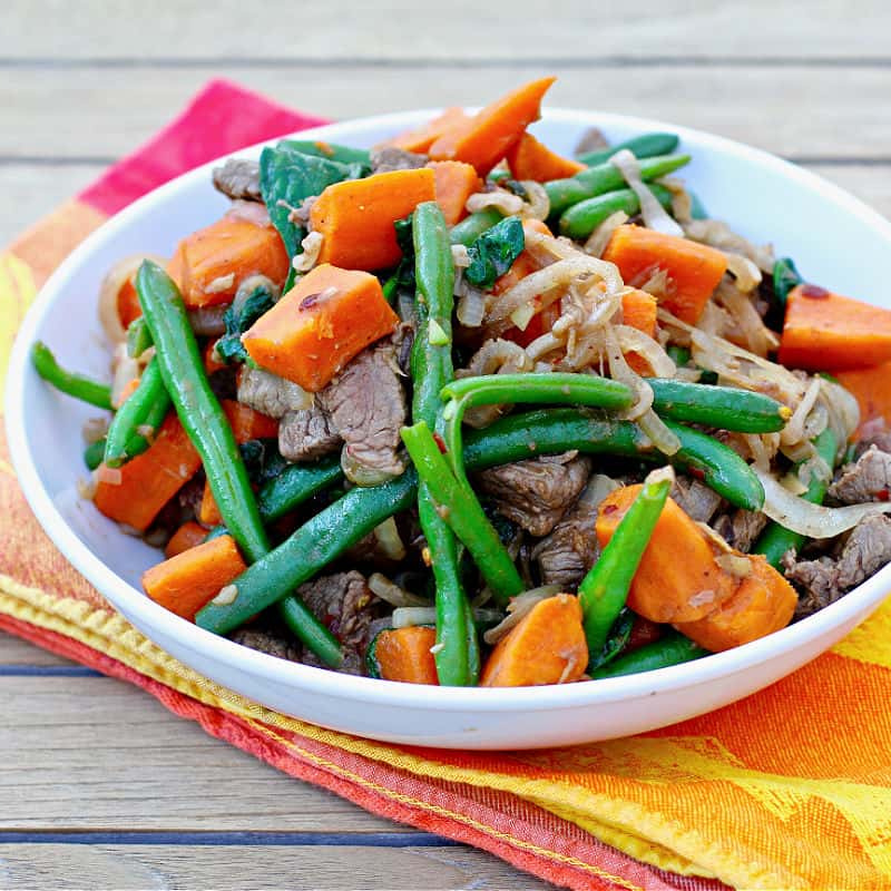 Beef and Sweet Potato Stir-Fry