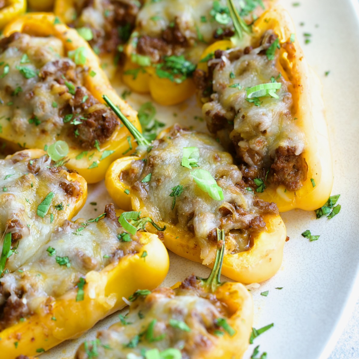 Taco-Stuffed Mini Peppers