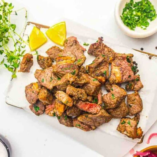Tender Bites from Air Fryer Steak