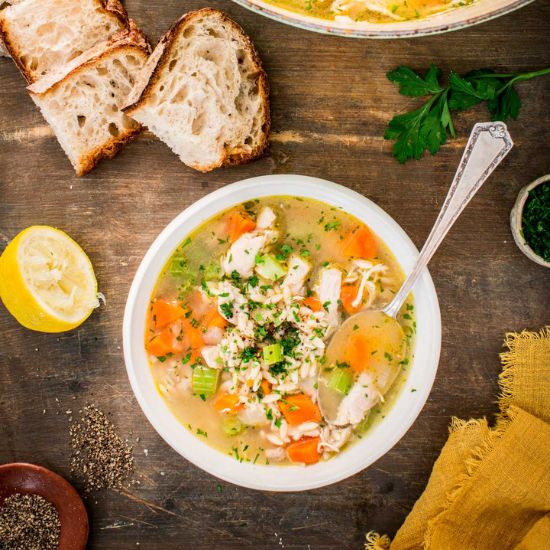 Easy Turkey Orzo Soup