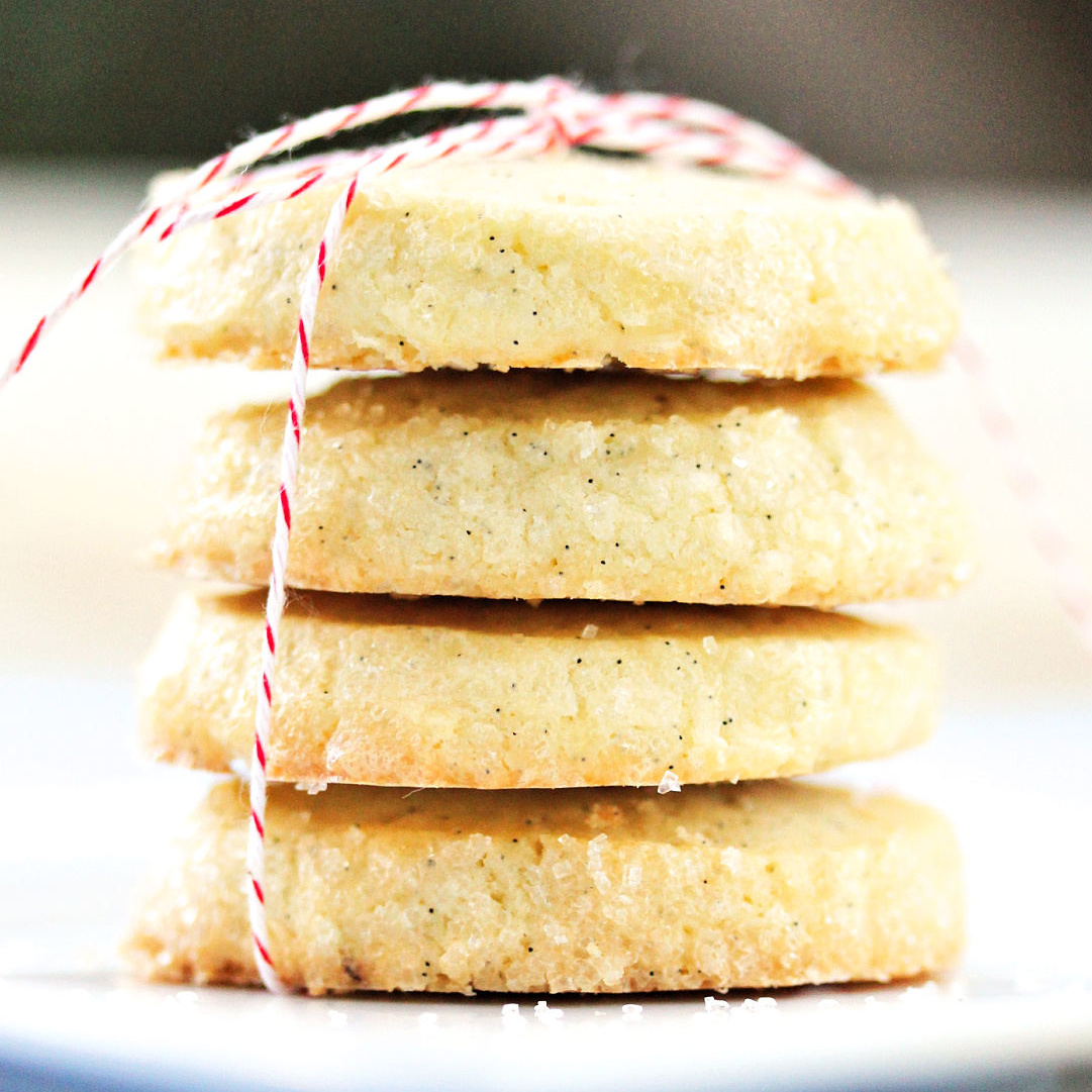 Vanilla Bean Sablé Cookies