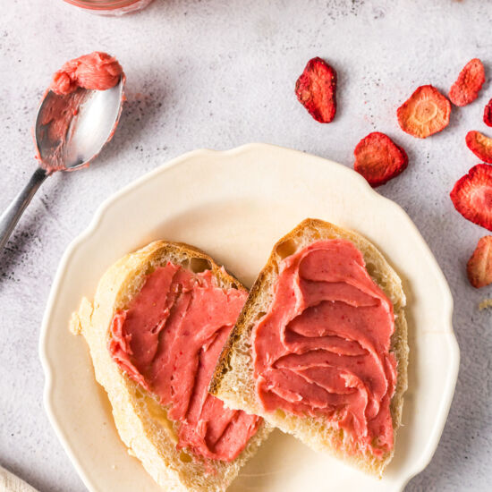 Whipped Homemade Strawberry Butter