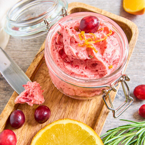 Whipped Honey Cranberry Butter