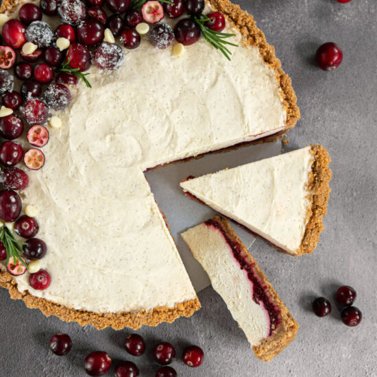 White Chocolate Cranberry Tart