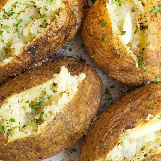 Air Fryer Baked Potatoes