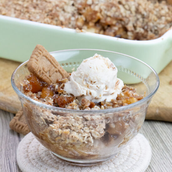 Speculoos / Biscoff Apple Crumble