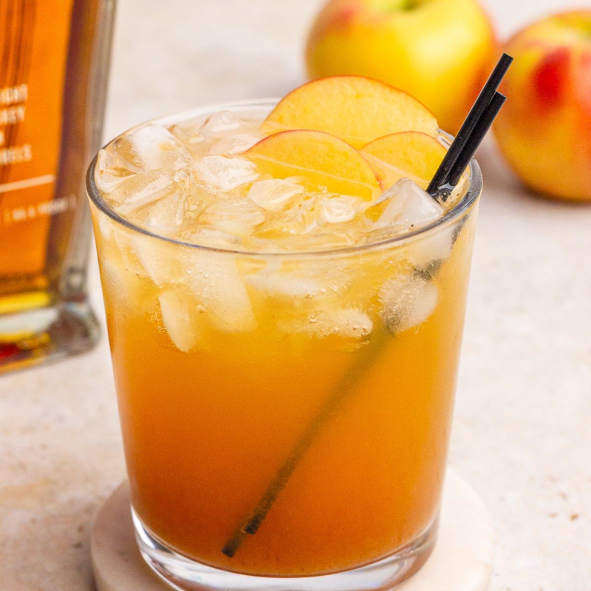 Spiced Apple Whiskey Cocktail
