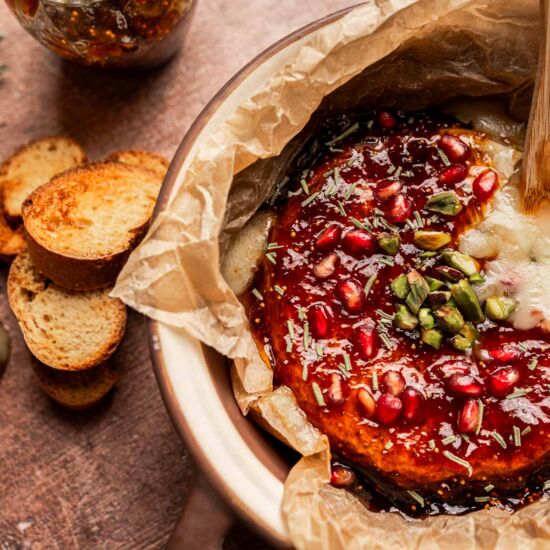Baked Brie with Fig Jam