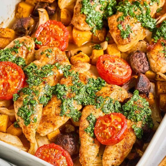 Baked Chicken and Veggies