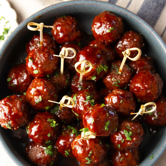 Bourbon Party Meatballs