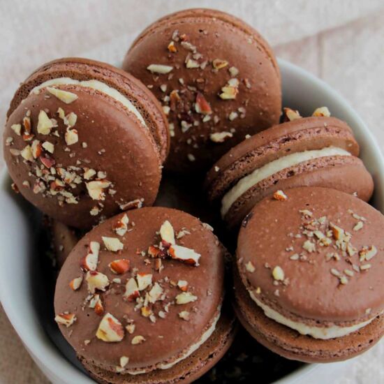 Bourbon Pecan Macarons