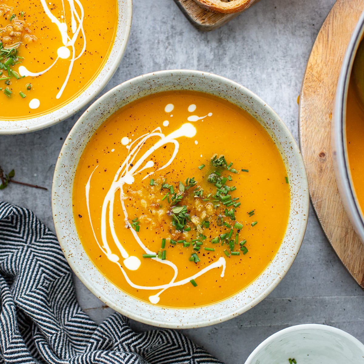 Butternut Squash Sweet Potato Soup