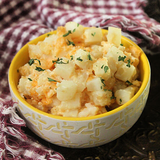 Cheddar Hash Brown Potato Casserole