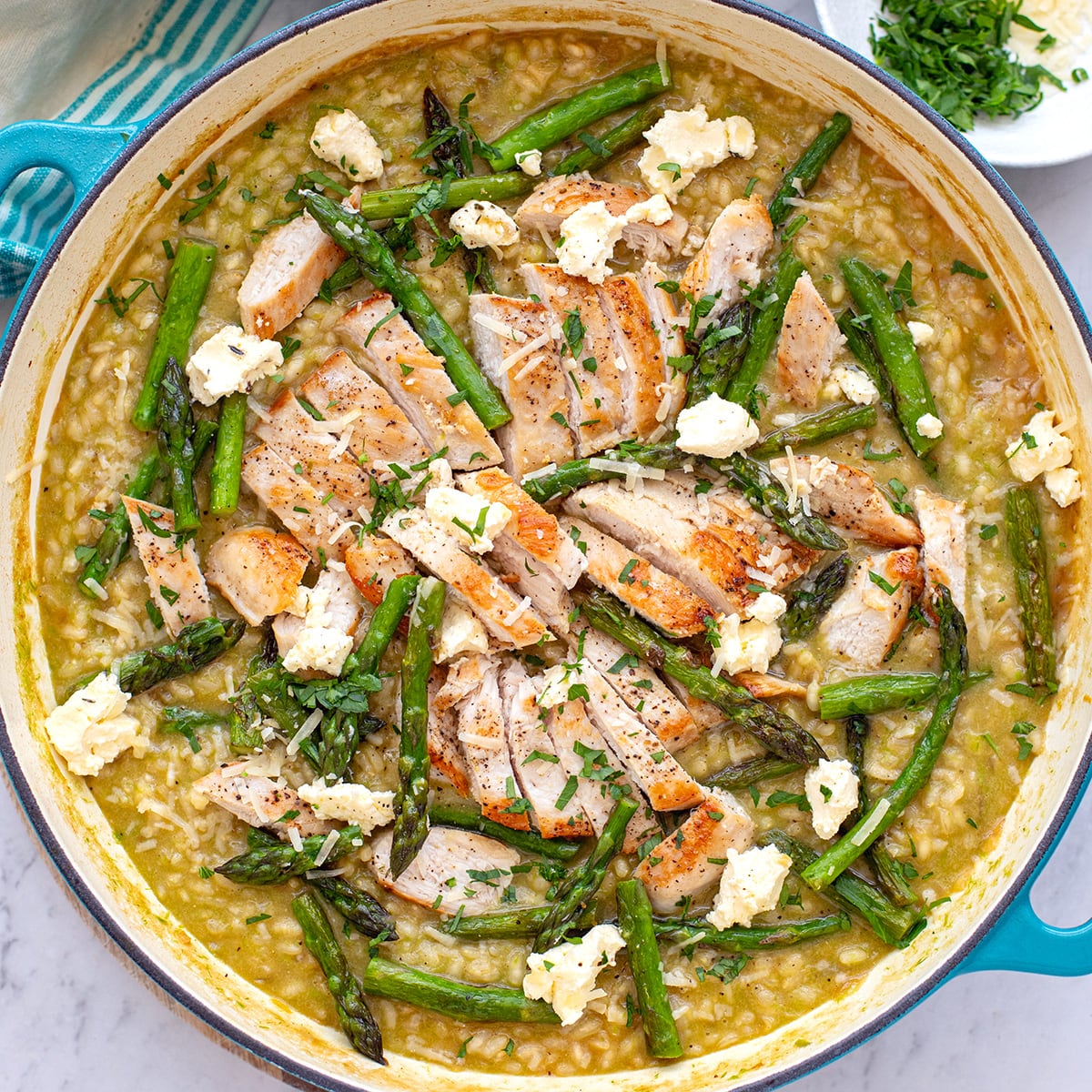 Chicken Asparagus Risotto