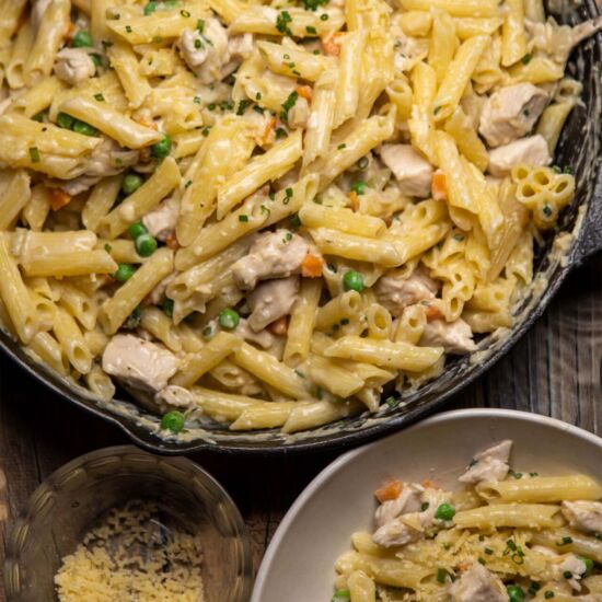 Chicken Pot Pie Pasta