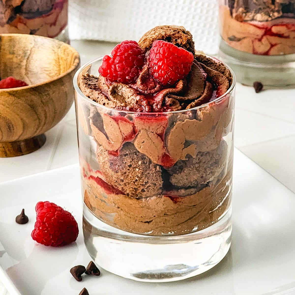 Raspberry Chocolate Parfait