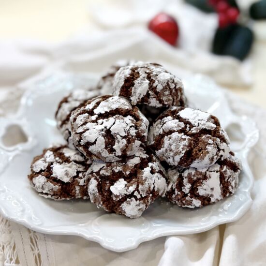 Chewy Chocolate Almond Cookies