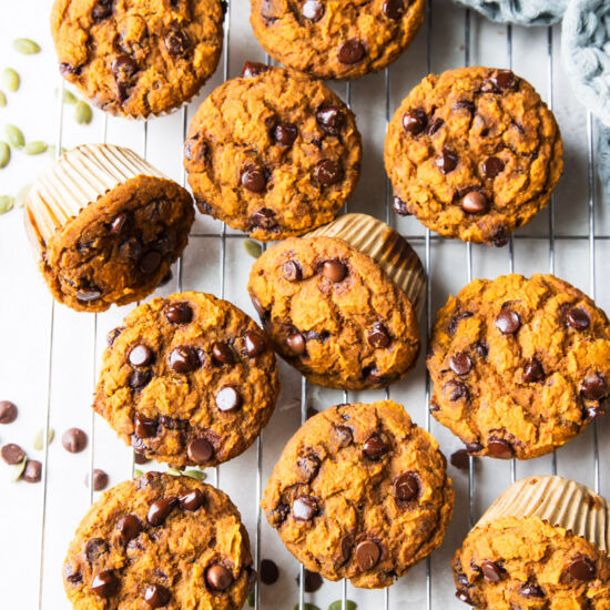 Pumpkin Chocolate Chip Muffins
