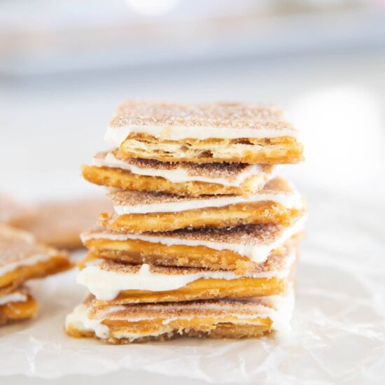 Churro Saltine Toffee