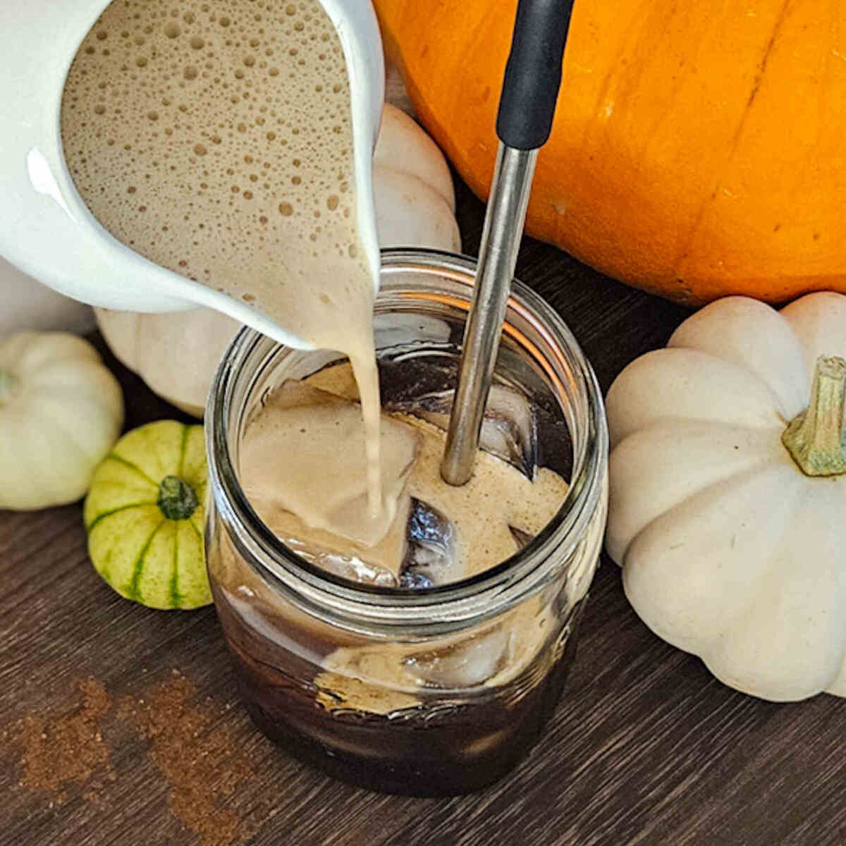 Homemade Pumpkin Spice Oat Milk