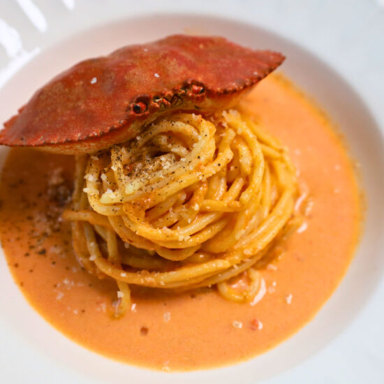 Creamy Crab Spaghetti