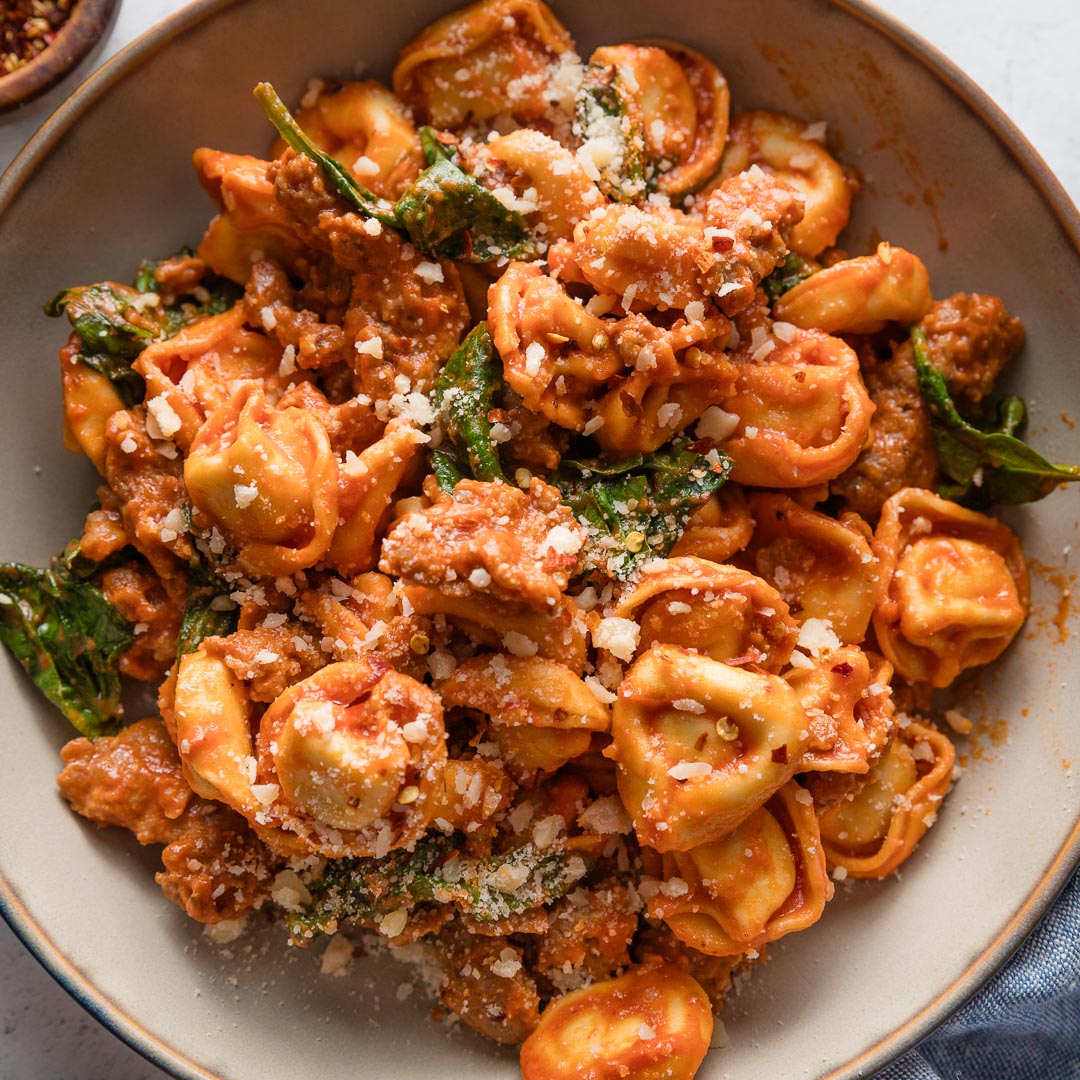 Tomato Sausage Tortellini