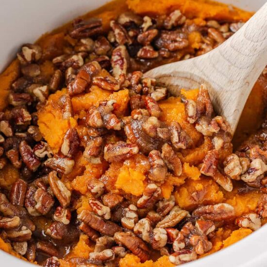 Crockpot Sweet Potato Casserole