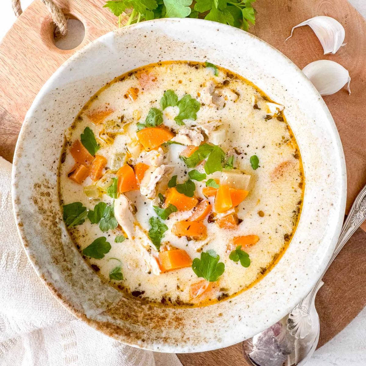 Creamy Chicken Soup (Dairy Free)