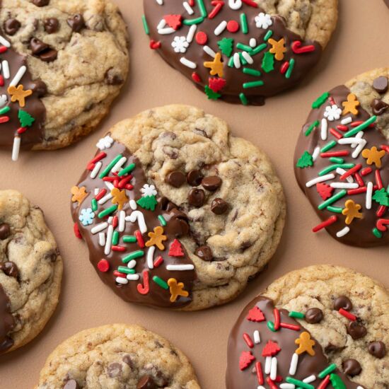 Chocolate Chip Christmas Cookies