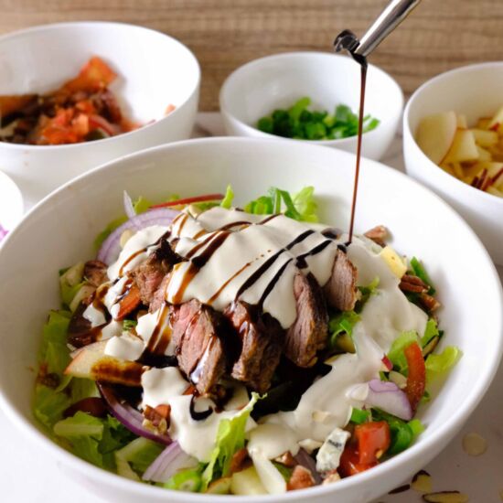 Fall Harvest Steak Salad