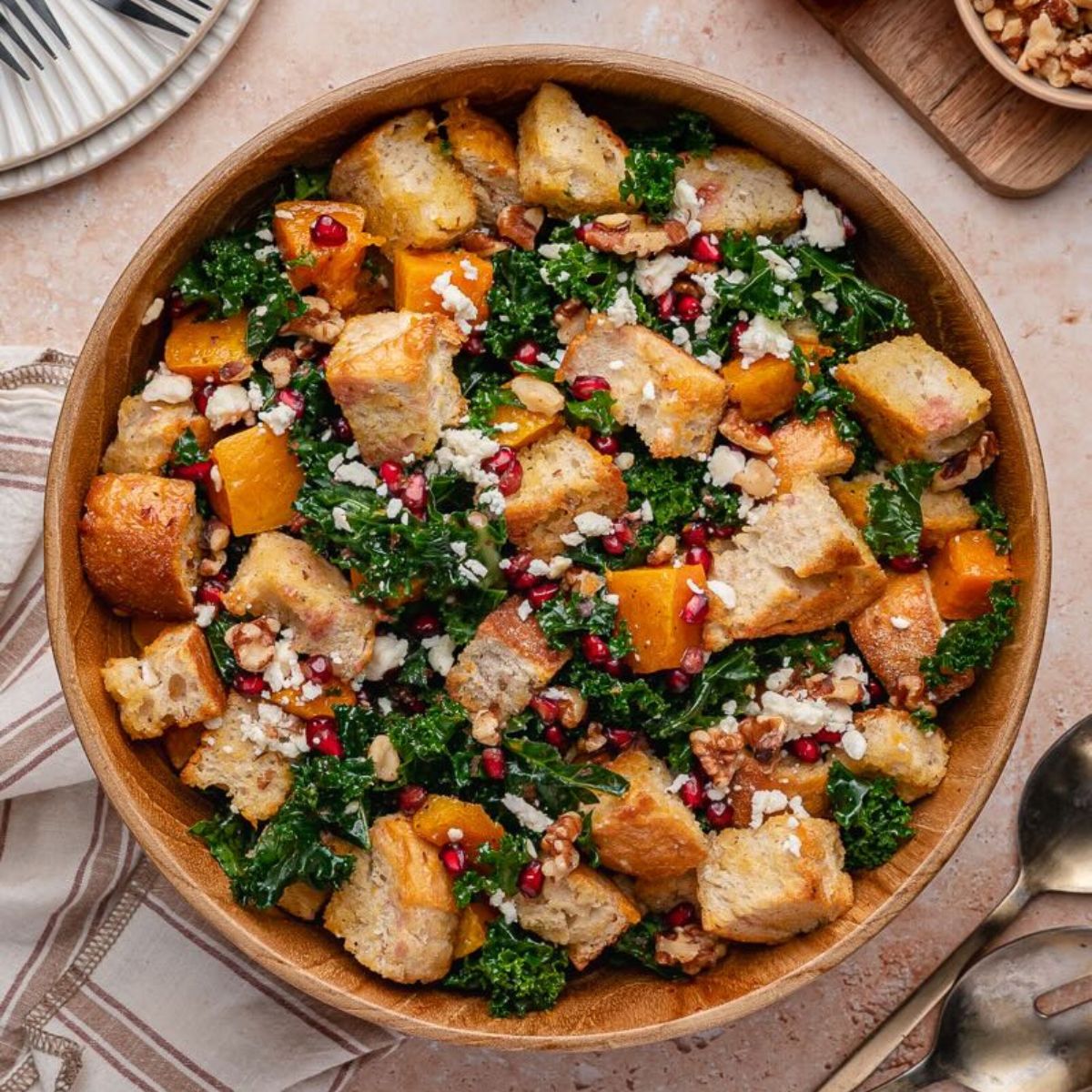 Fall Panzanella Salad