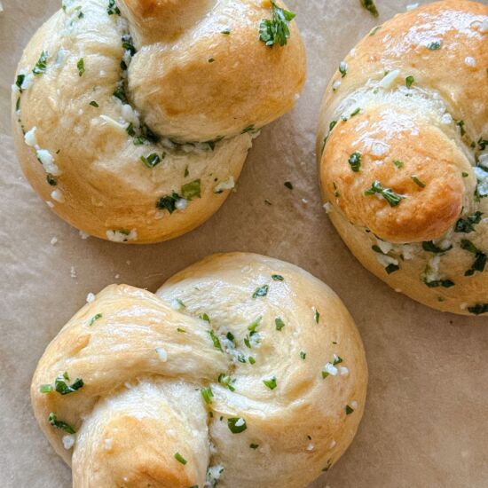 Giant Garlic Knots