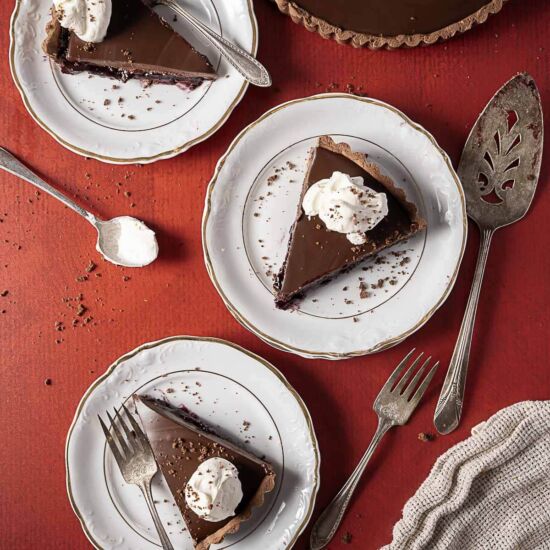 Gluten Free Chocolate Cherry Tart